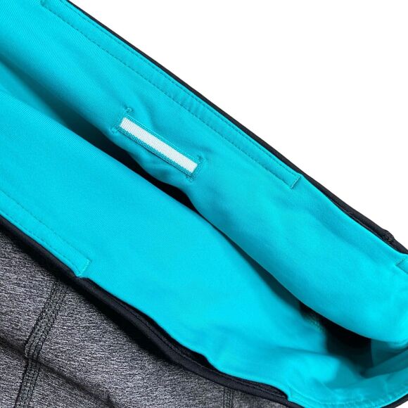 Lululemon Leggings Womens 6 Gray Teal Inspire Tight Athleisure Yoga Workout Gym - Picture 6 of 12